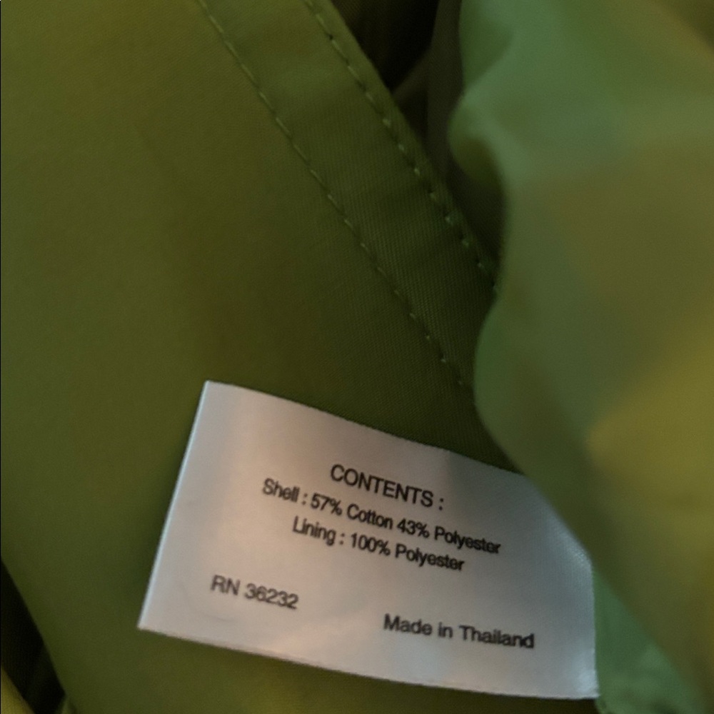 Kelly Green Trench Coat - Picture 3 of 3